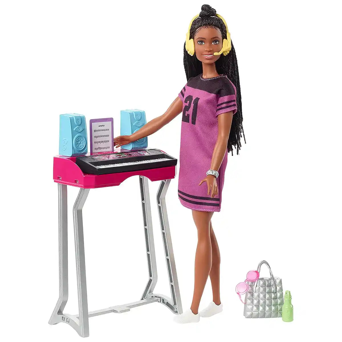 Barbie Music Playset Brooklyn Recording - Kiddy Zone