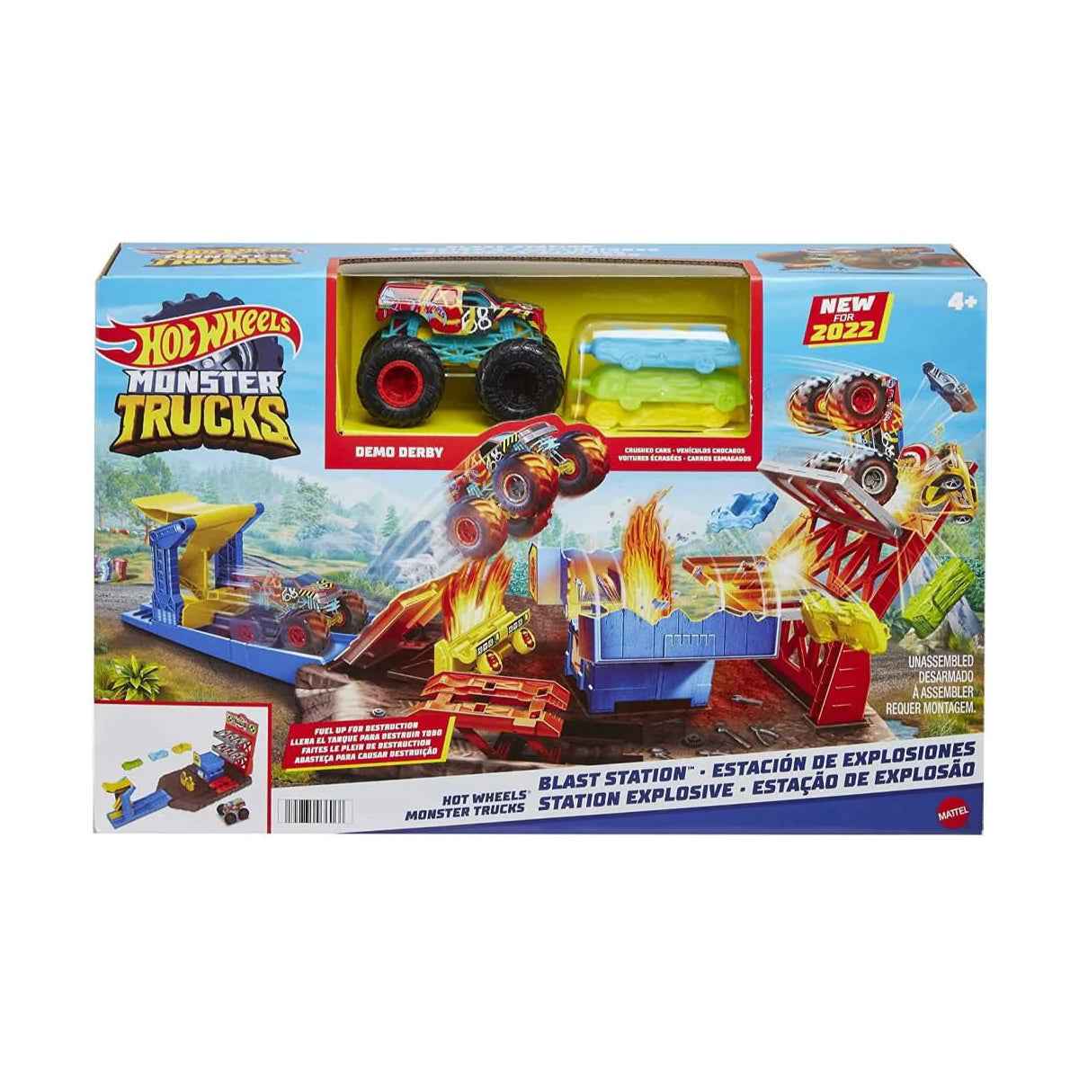 Hot Wheels MT Blast Station Playset - Kiddy Zone