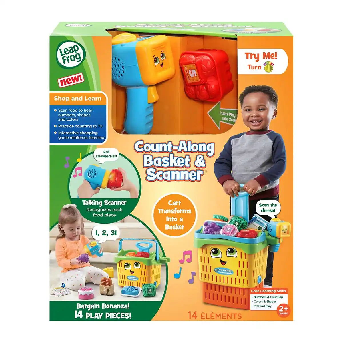 LeapFrog Count-Along Basket and Scanner - Kiddy Zone