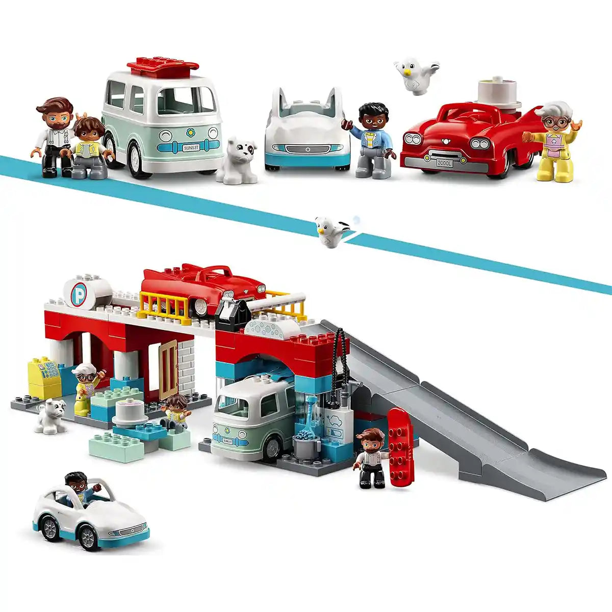 LEGO 10948 Parking Garage and Car Wash