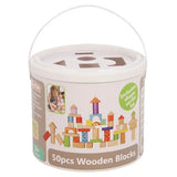 50 Pc Wooden Blocks - 2506