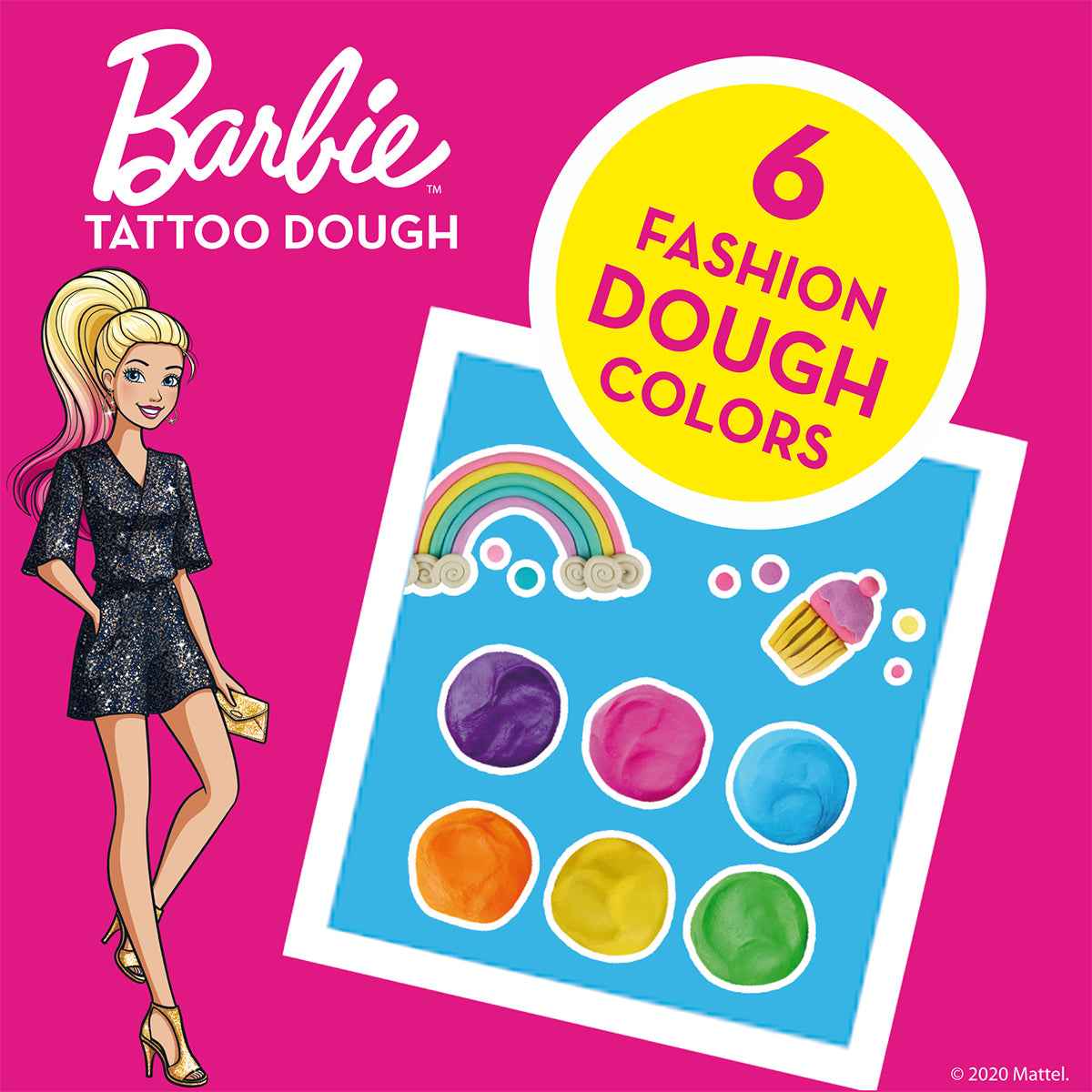 Lisciani Barbie Tattoo Dough D - Kiddy Zone