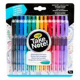 Crayola 14 ct Take Note! Washable Gel Pens