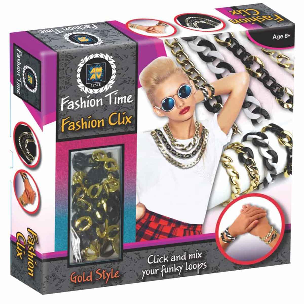 FASHION TIME FASHION CLIX GOLD - Kiddy Zone