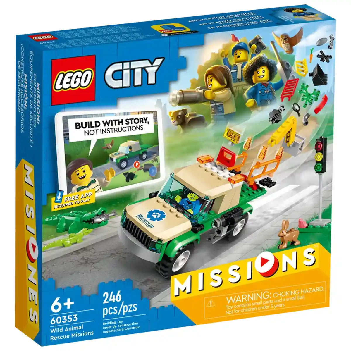 LEGO City Wild Animal Rescue Missions 60353 Building Kit (246 Pieces) - Kiddy Zone