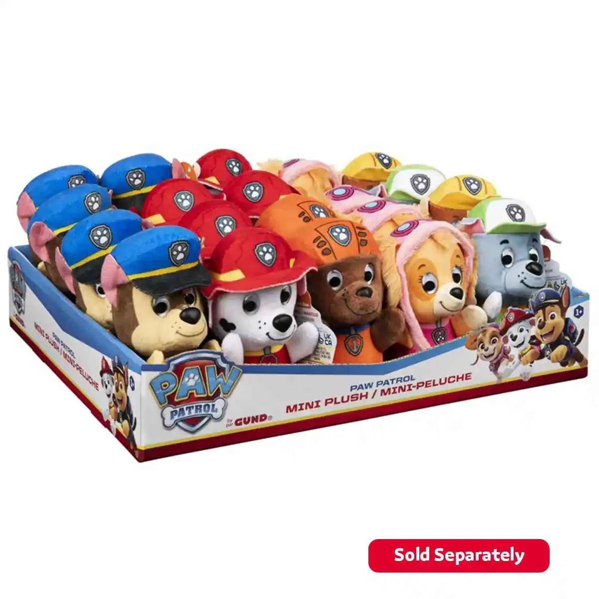 Paw Patrol Plush 3.5"Asst. CDU (Impulse) - Kiddy Zone