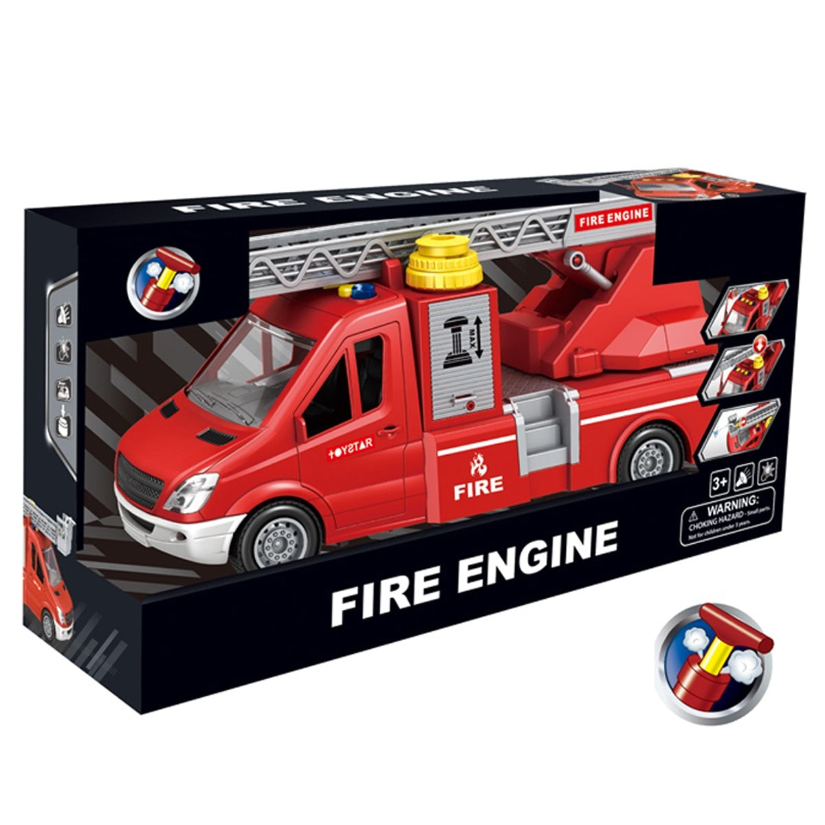 Jinjia 1:14 Friction Fire Engines 3yrs+