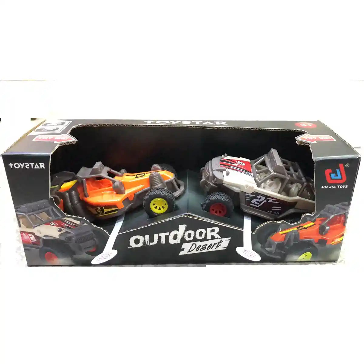 Jinjia Pull-Back Jeep (2pcs)