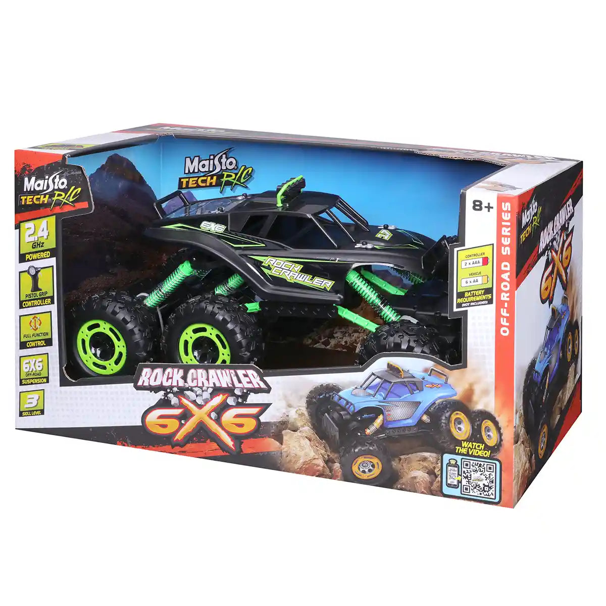 Maisto - RC ROCK CRAWLER 6X6 - 2.4G - Kiddy Zone
