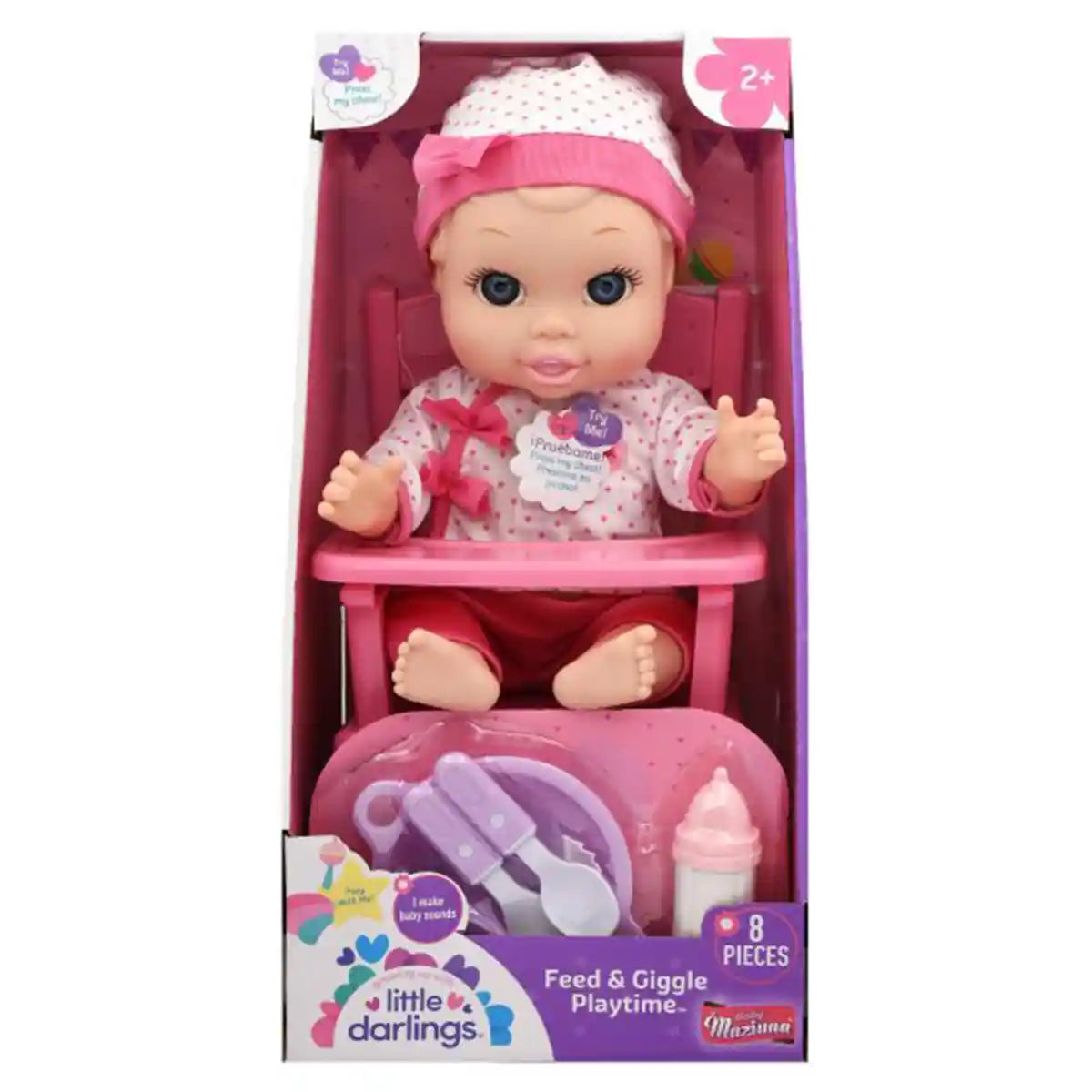 Baby Maziuna Feed & Giggle Playtime 12"