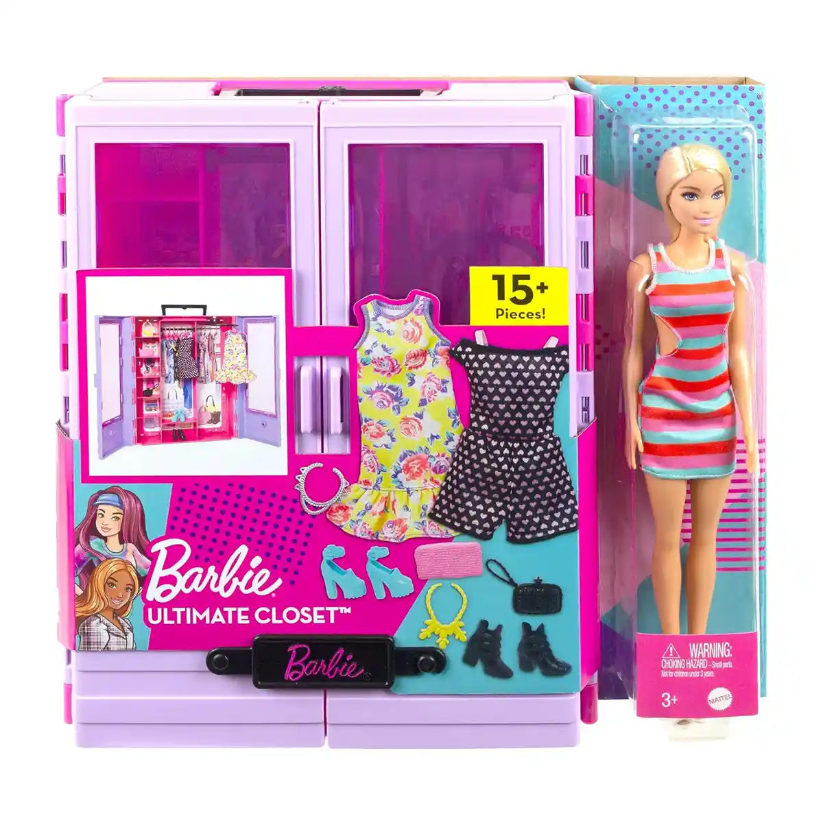 Barbie Ultimate Closet + Doll (New) - Kiddy Zone