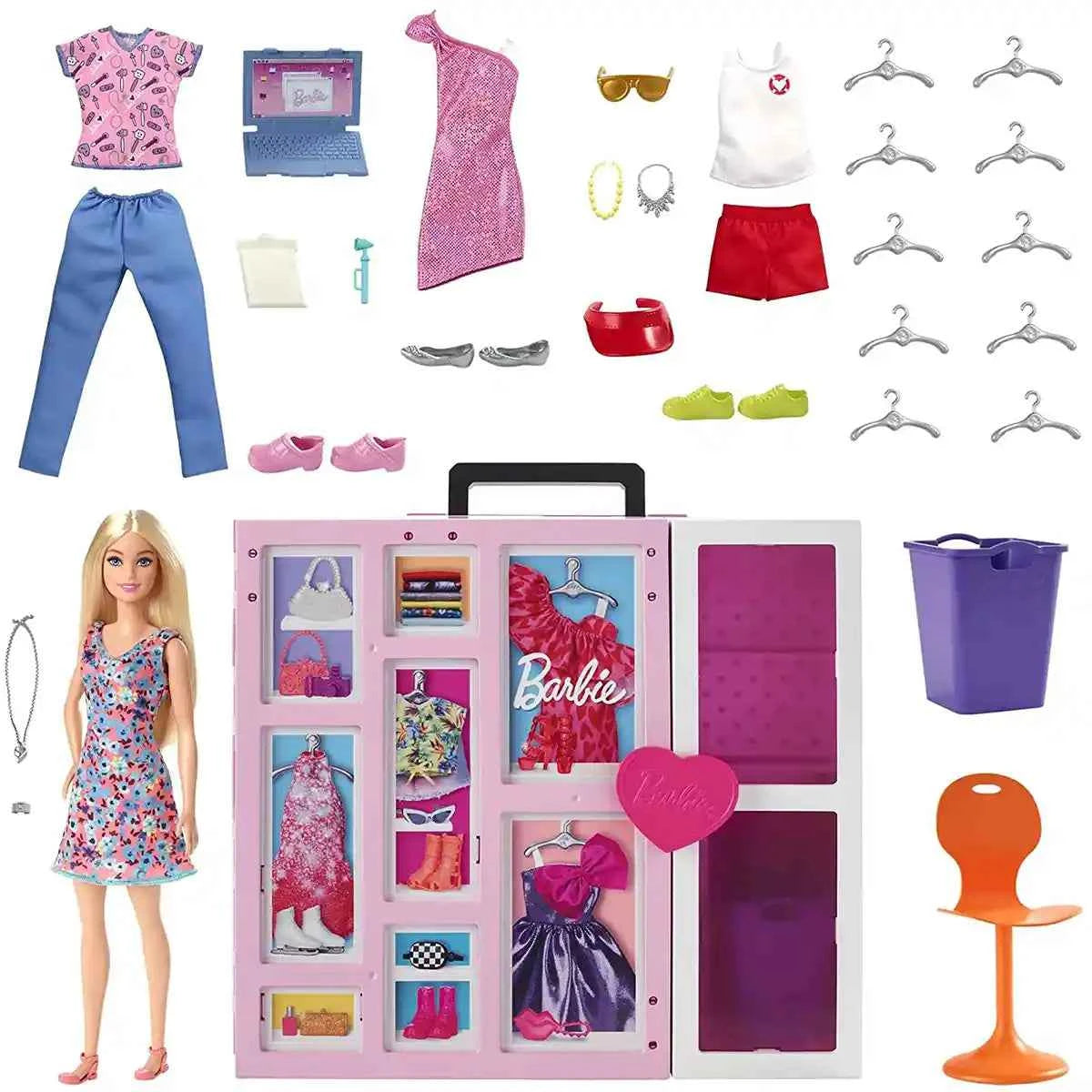Barbie Dream Closet 2.0 + Doll - Kiddy Zone
