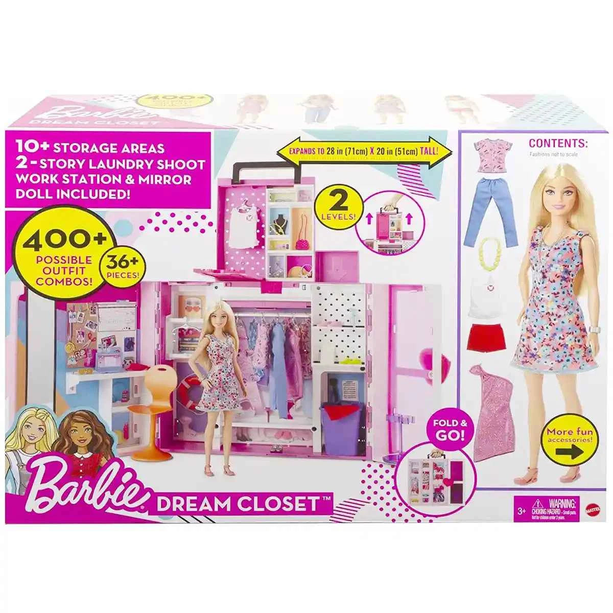 Barbie Dream Closet 2.0 + Doll - Kiddy Zone