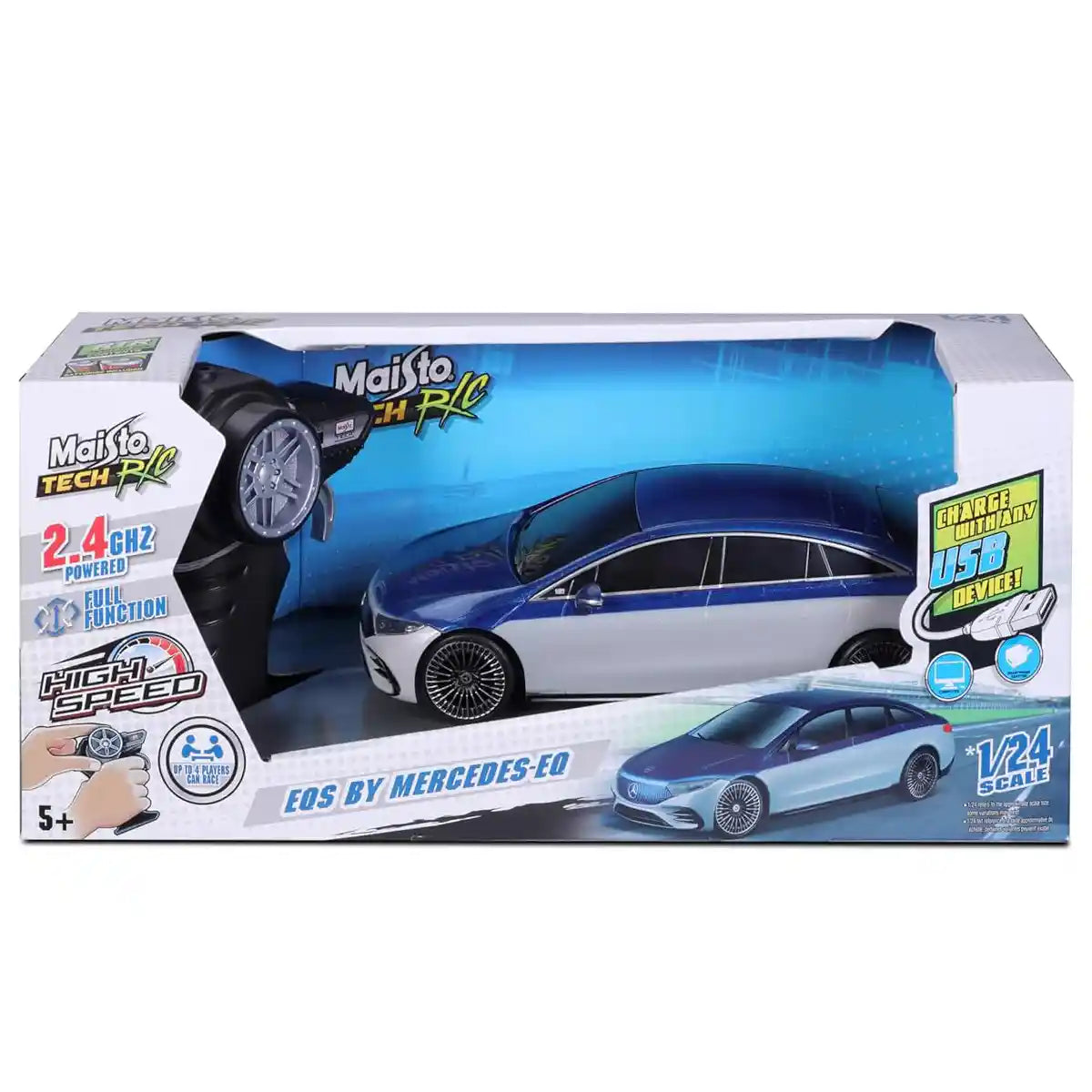 R/C - 1:24 - PREMIUM MERCEDES-BENZ EQS - Kiddy Zone