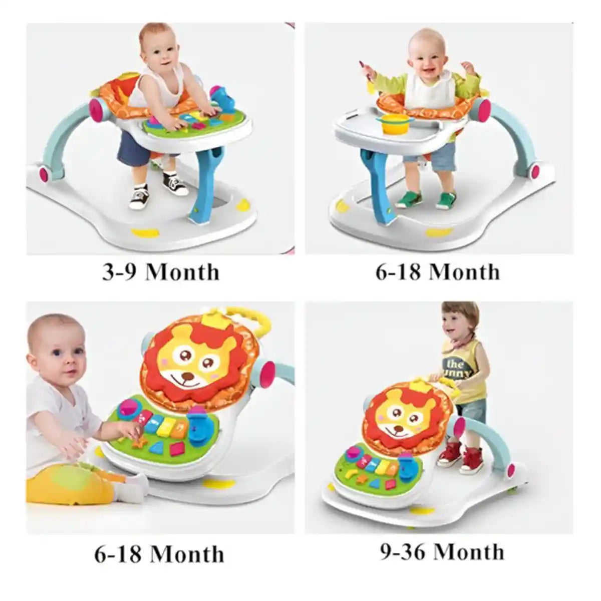 4 In 1 Walker 6m+ HE0802