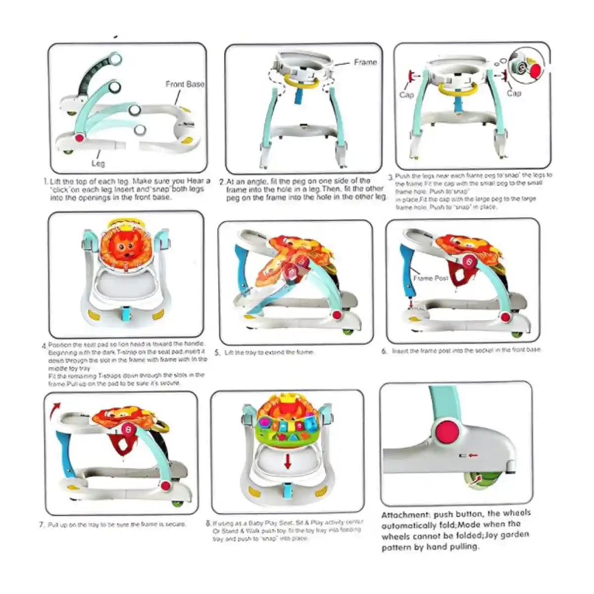 4 In 1 Walker 6m+ HE0802