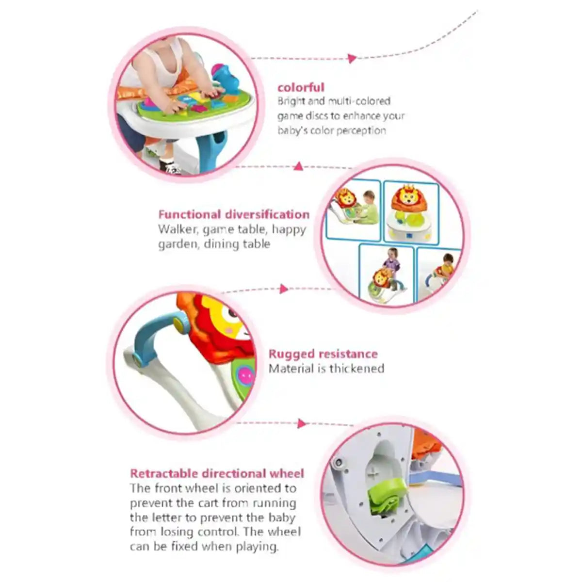 4 In 1 Walker 6m+ HE0802