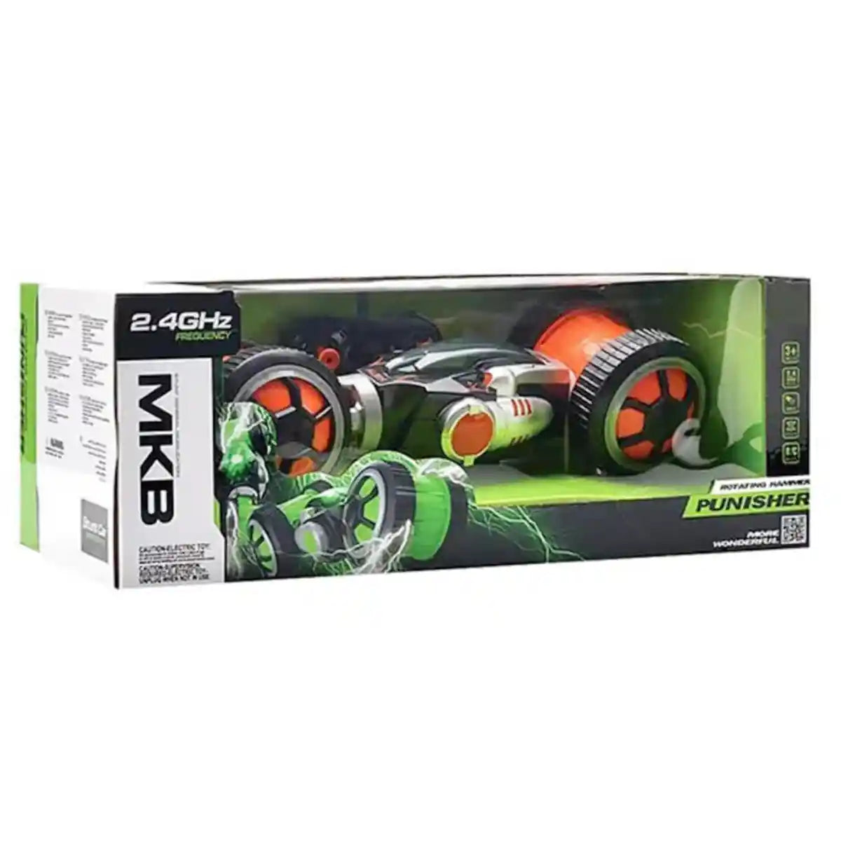 Mkb R/C Punisher Stunt Car 2.4ghz 3yrs+