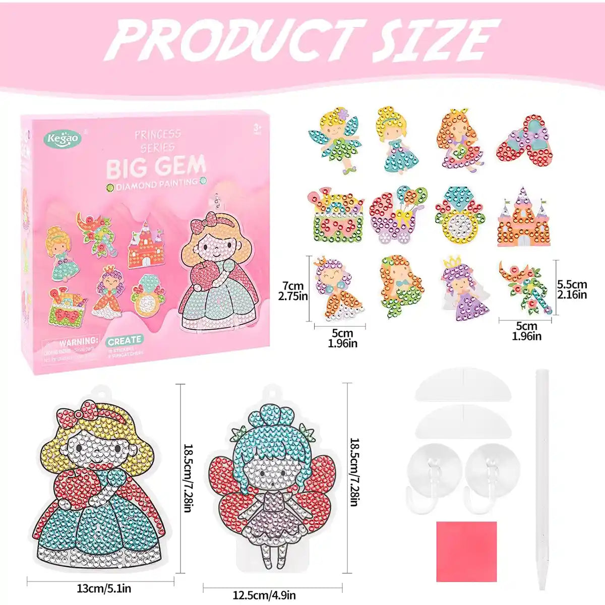 Diamond Painting Princess Series 3yrs+