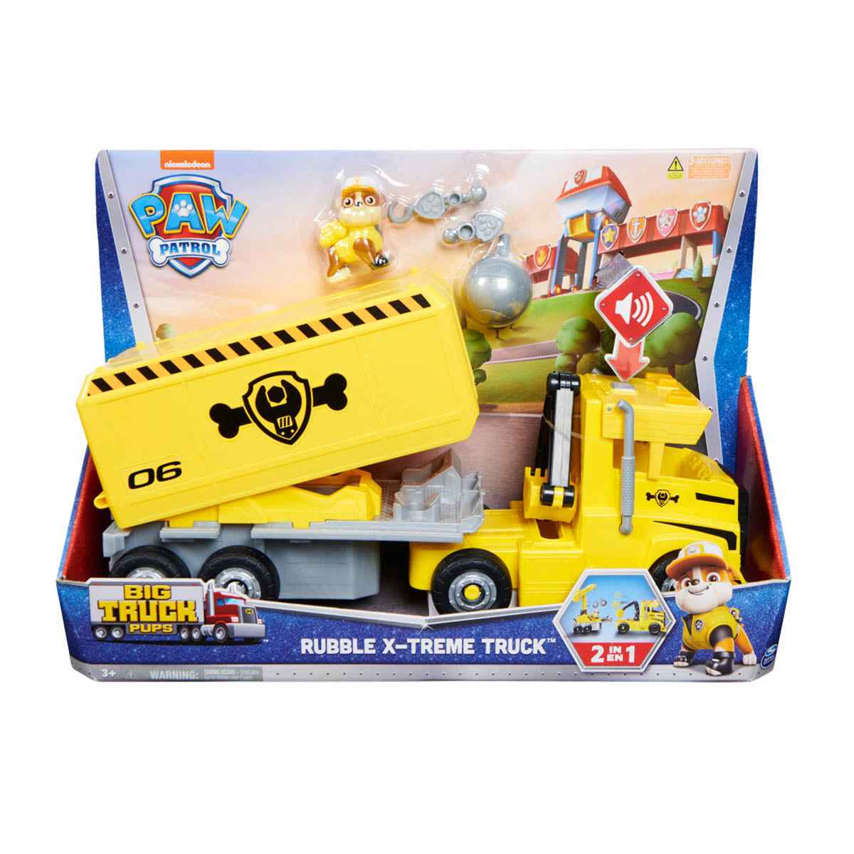 Paw Patrol Big Truck Mega Vehicle Rubble - Kiddy Zone