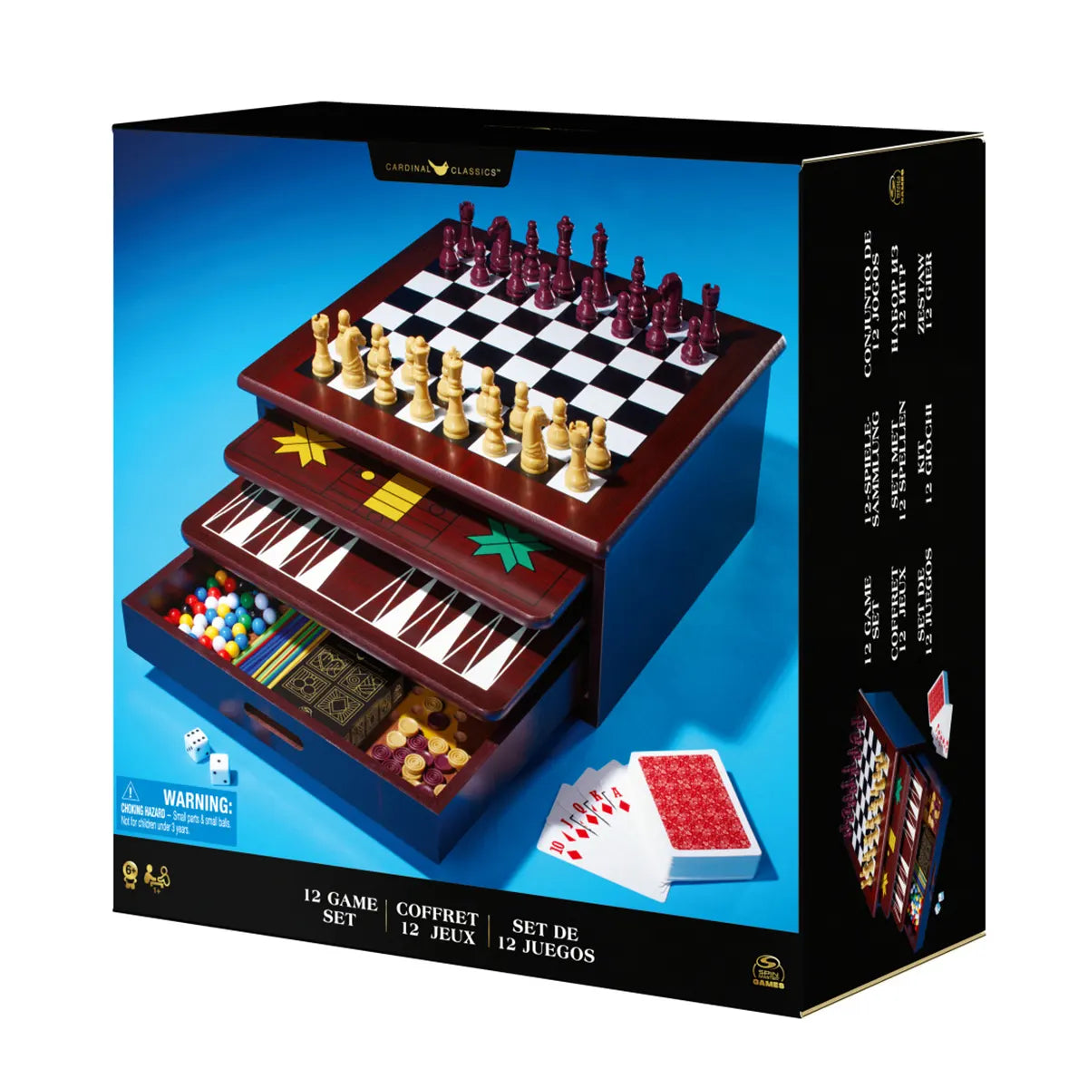 Game 12 in 1 Game Center Wood