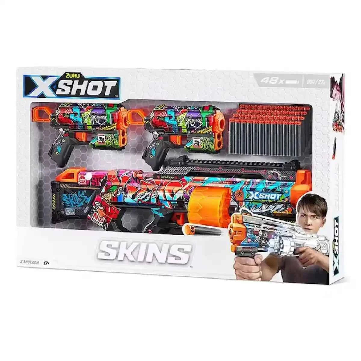 X-Shot Skins Mix Combo Pack Last Stand And 2Pk Flux