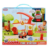 Little Tikes Letâ€™s Go Cozy Coupe Fire Station - Kiddy Zone