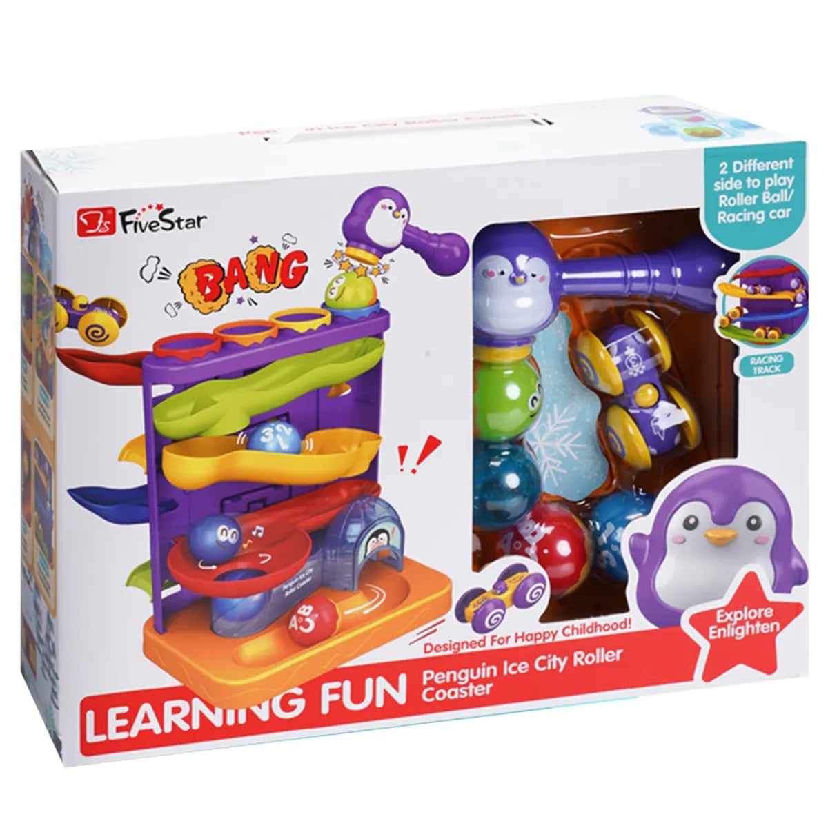 Fivestar Penguin Ice City Roller Coaster 3yrs+