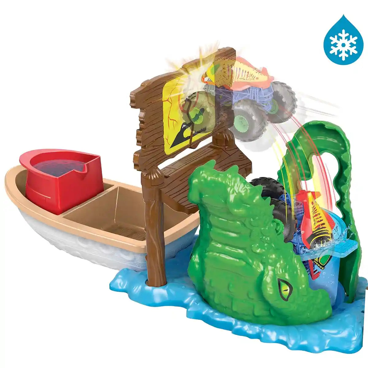 Hot Wheels MT Monster Truck Color Shifters Playset - Kiddy Zone