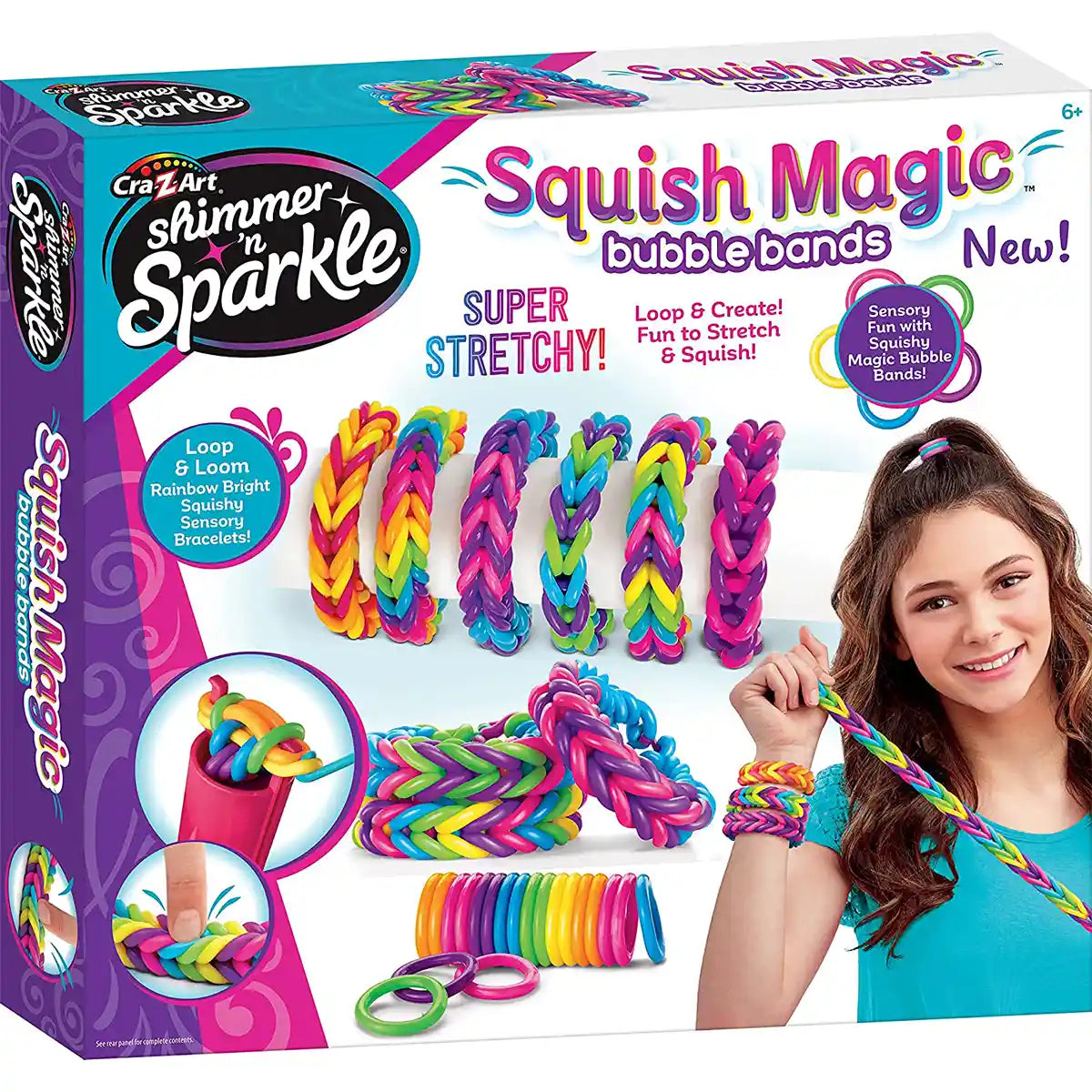 Shimmer N Sparkle Squish Magic Bubble Bands