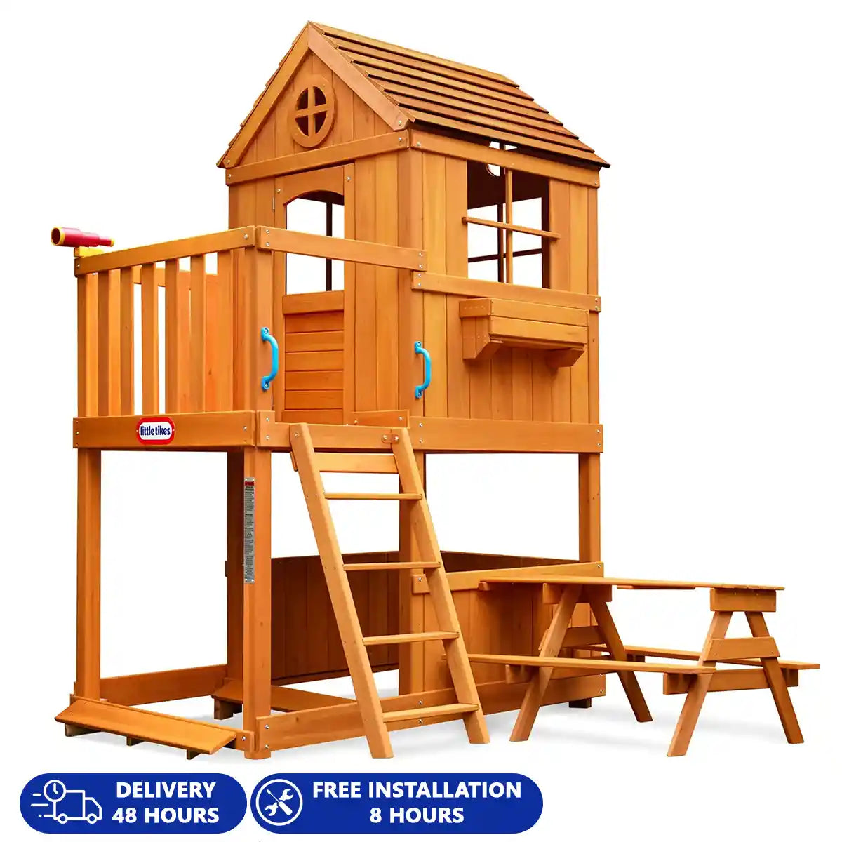 Little Tikes Real Wood Adventures 2 Story House