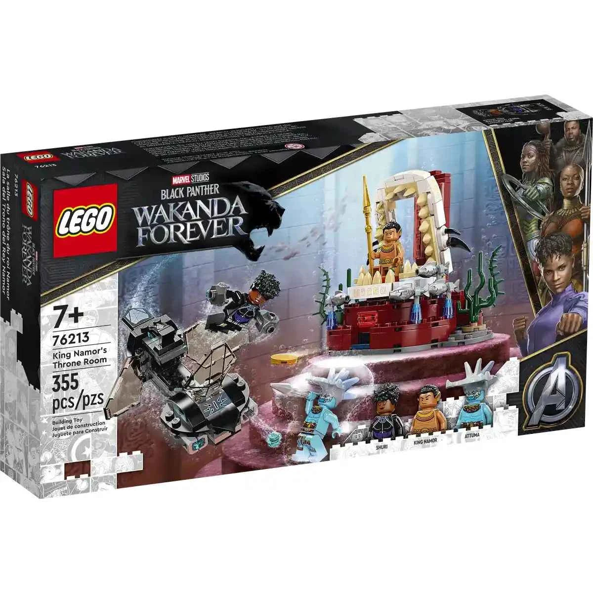 LEGO Marvel King Namorâ€™s Throne Room 76213 Building Kit (355 Pieces) - Kiddy Zone