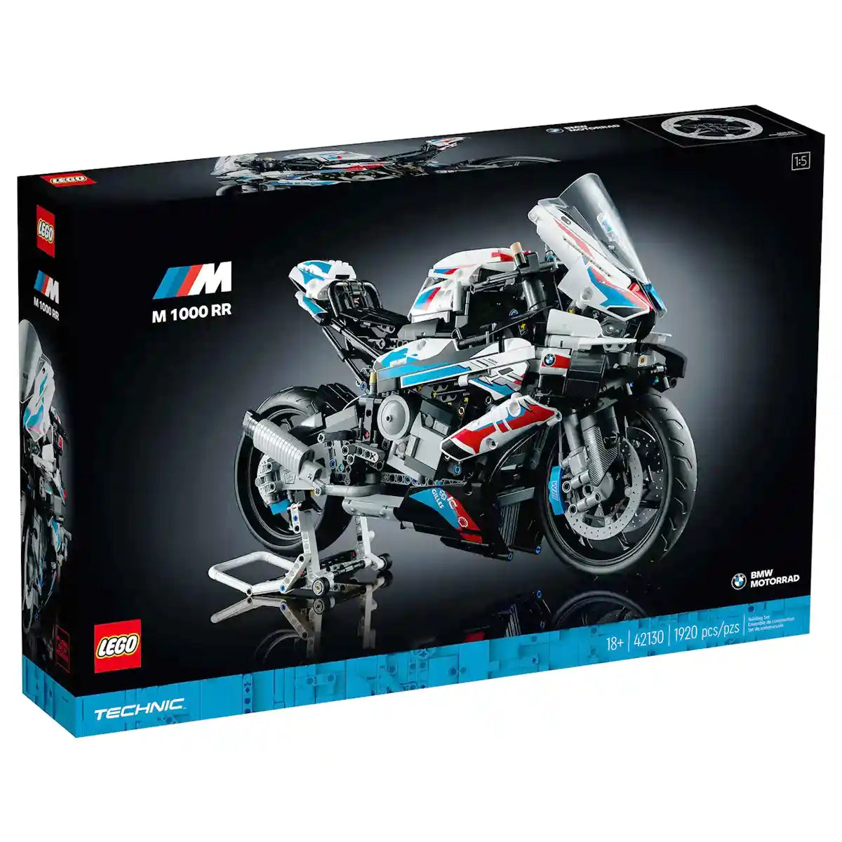 LEGO Technic BMW M 1000 RR 42130 Model Building Kit (1,925 Pieces) - Kiddy Zone