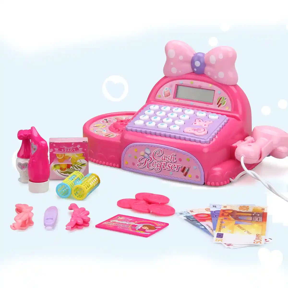 Fivestar Cash Register (Pink) With Calculation, Voice 3yrs+