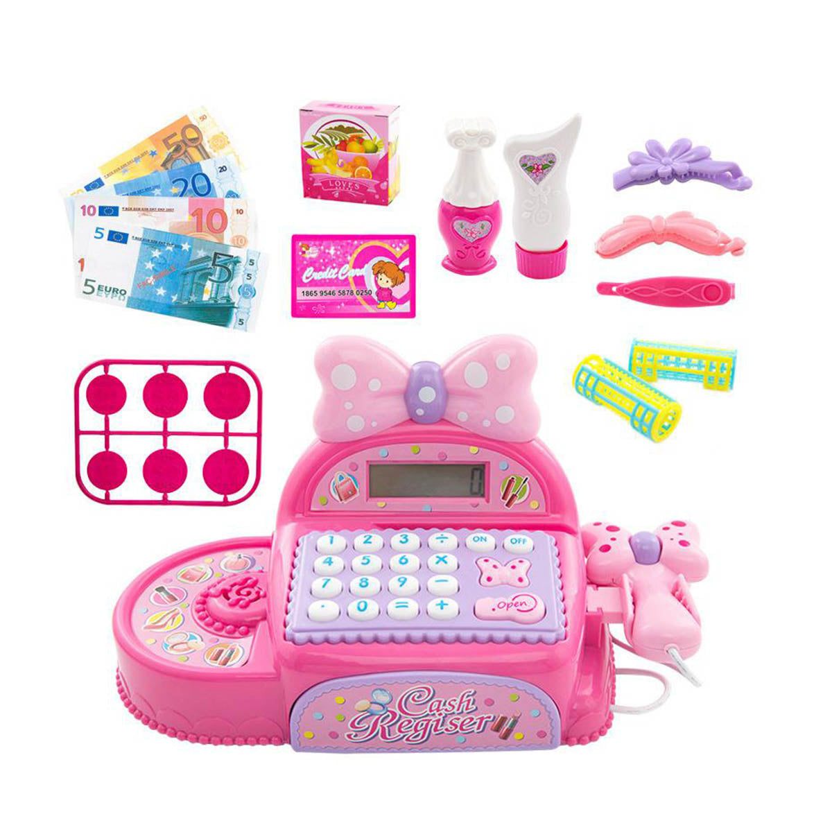 Fivestar Cash Register (Pink) With Calculation, Voice 3yrs+