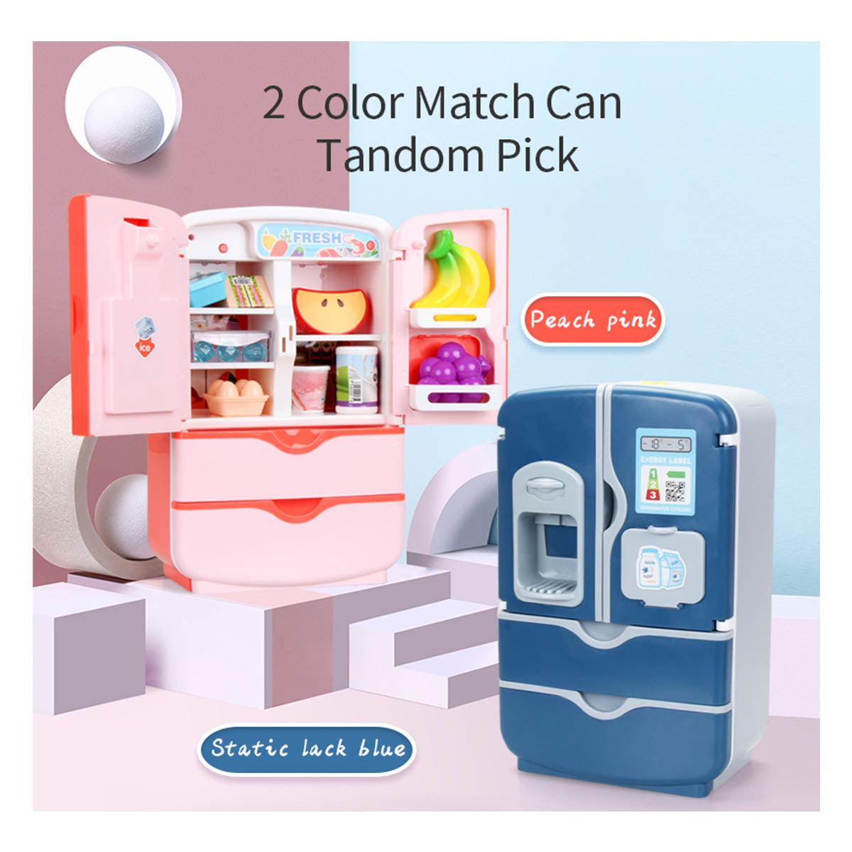 Fivestar Refrigerator Toy With Spray (Mix Color Pink /Blue) 3yrs+