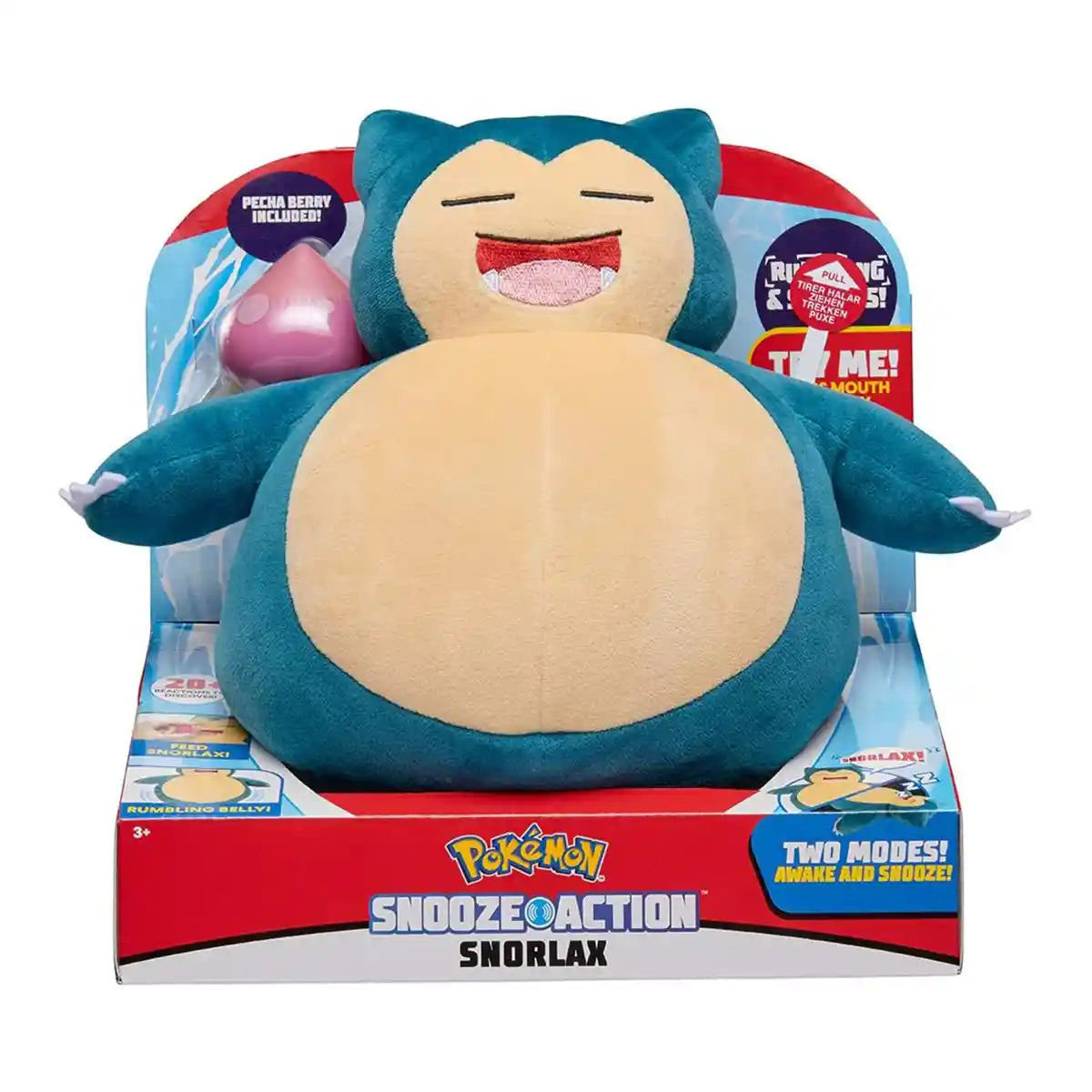 Pokemon Feature Plush Snooze Act.Snorlax