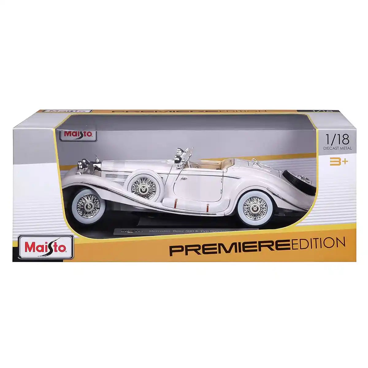 1:18 PE (B)-1936 MERCEDES BENZ 500K TYP SPECIALROA