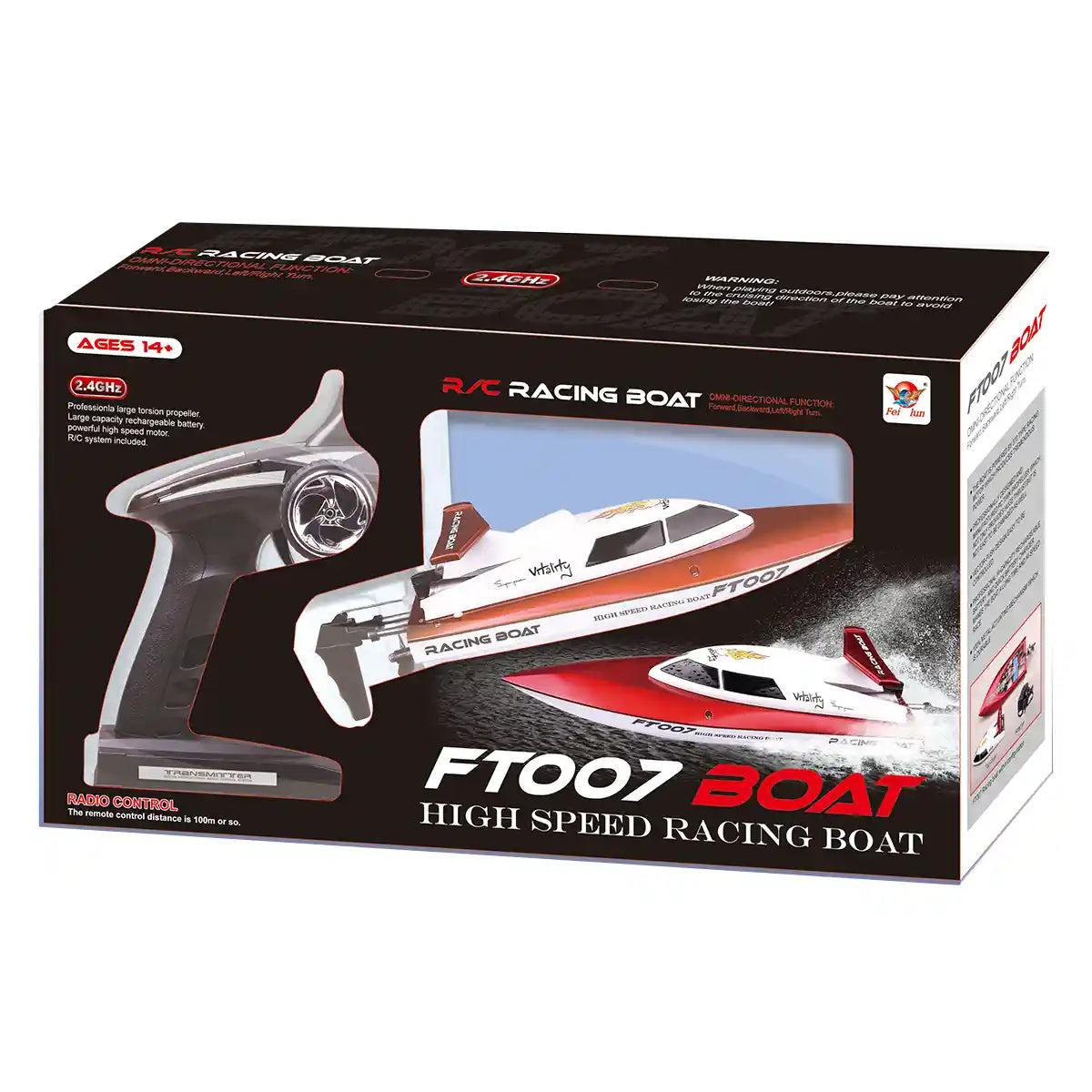 2.4g R/C Ft007 Racing Boat 14yrs+