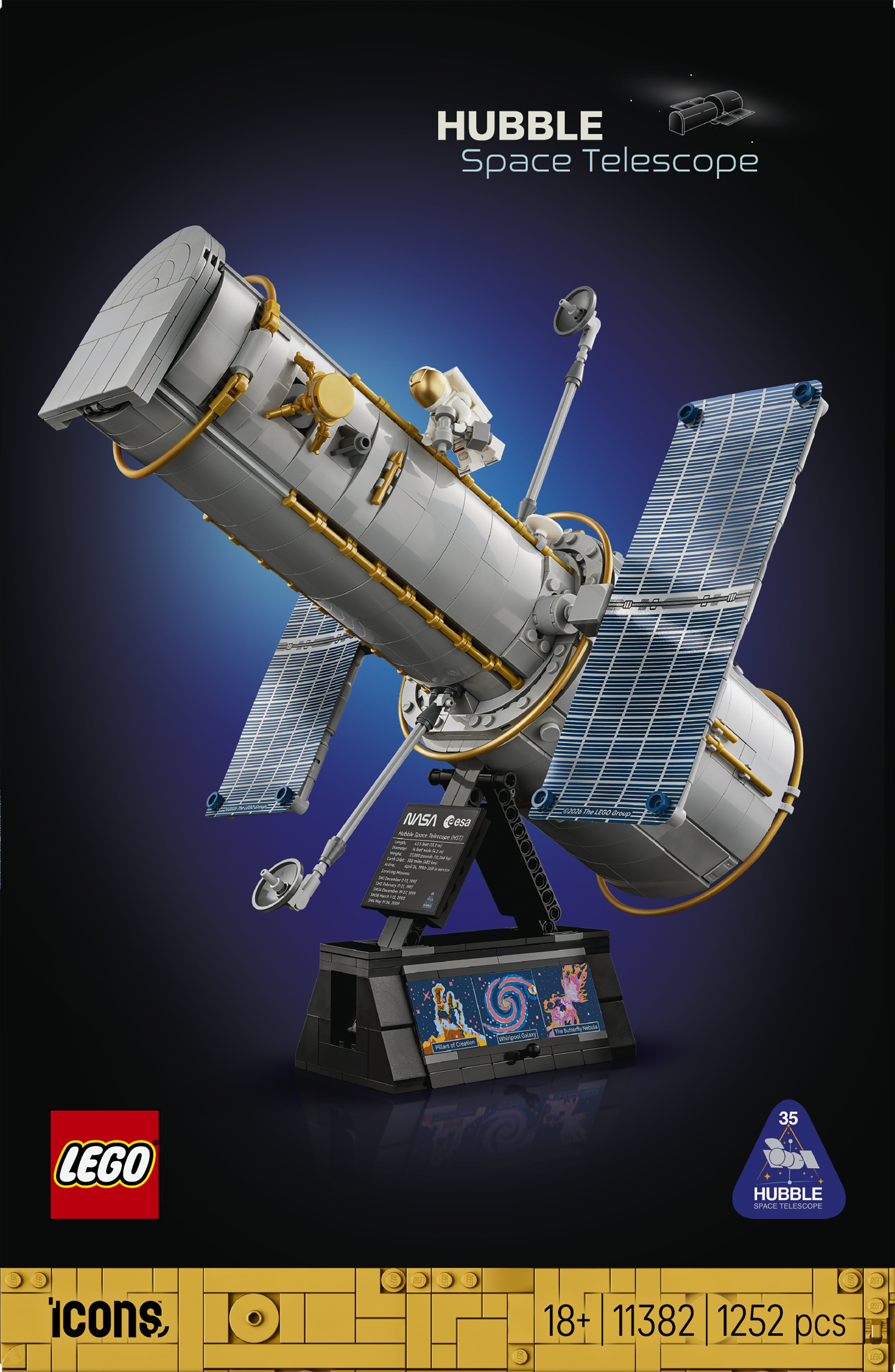 LEGO Icons 11382 Hubble Space Telescope (18+)