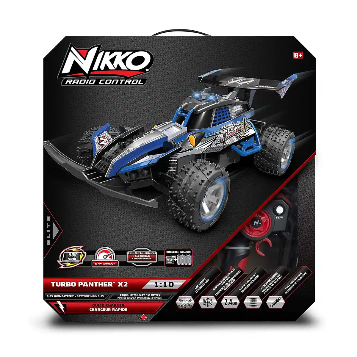 Nikko RC - Turbo Panther X2 - Blue