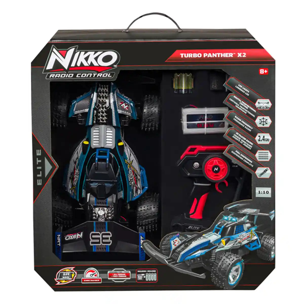 Nikko RC - Turbo Panther X2 - Blue