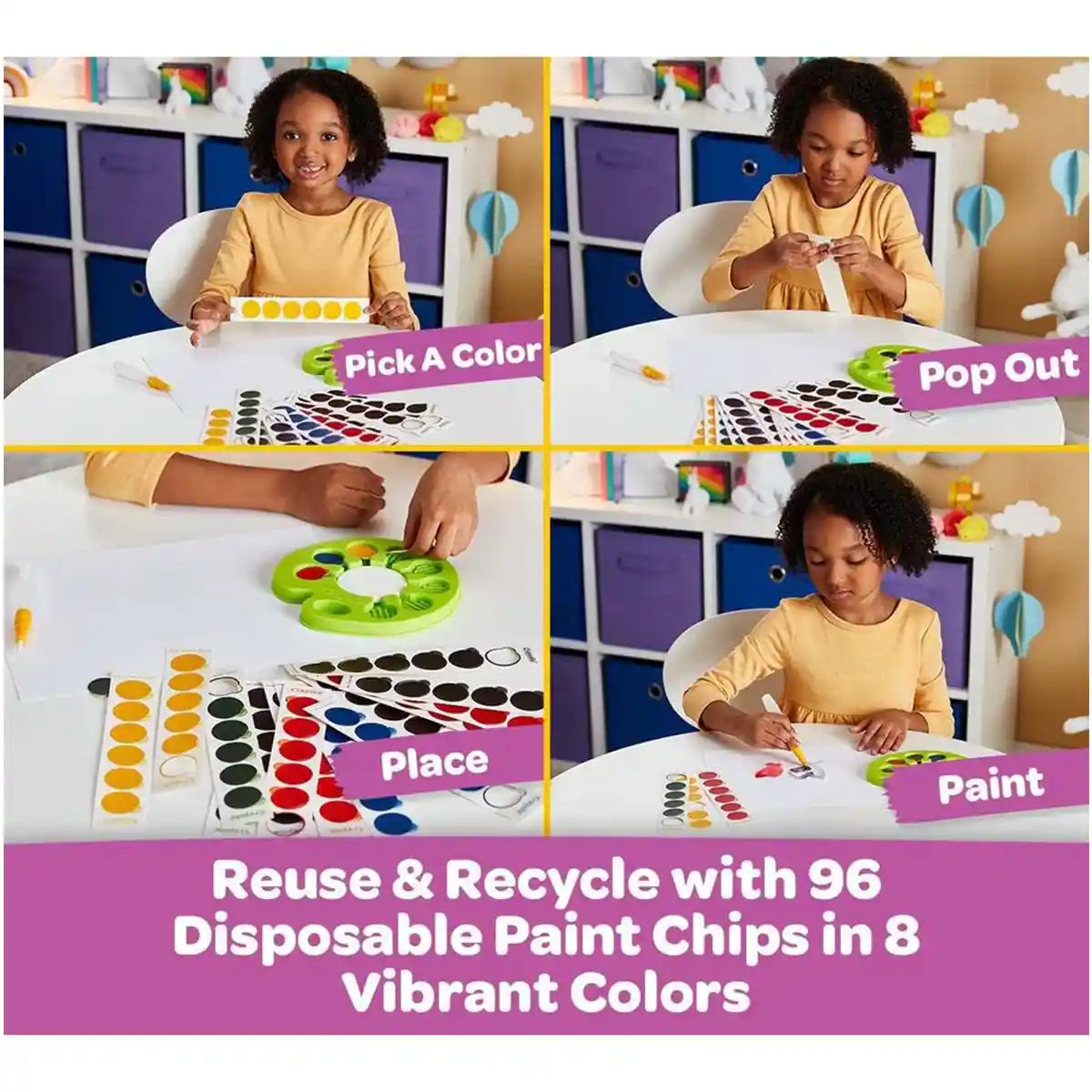 Crayola Pop Paint Washable Watercolor Palette