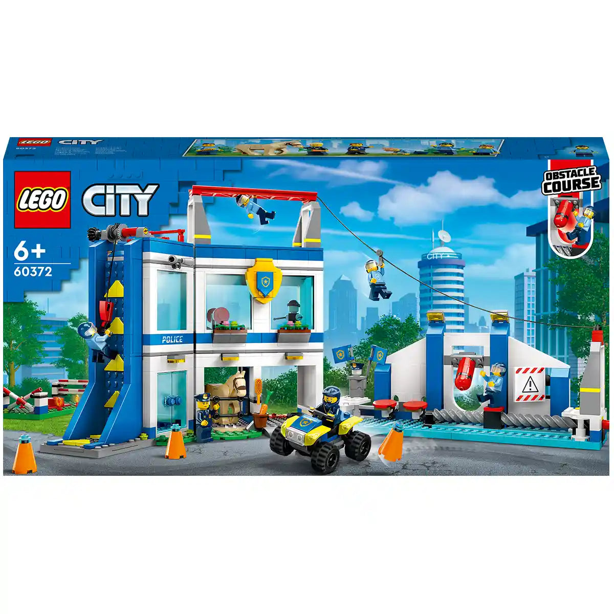 LEGO City Police Training Academy 60372 Building Toy Set (823 Pieces) - Kiddy Zone
