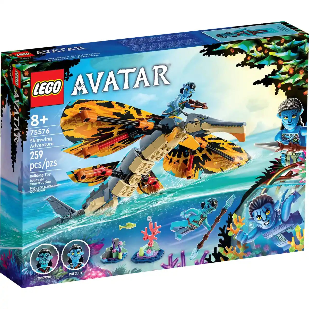 LEGO Avatar Skimwing Adventure 75576 Building Toy Set (259 Pieces) - Kiddy Zone
