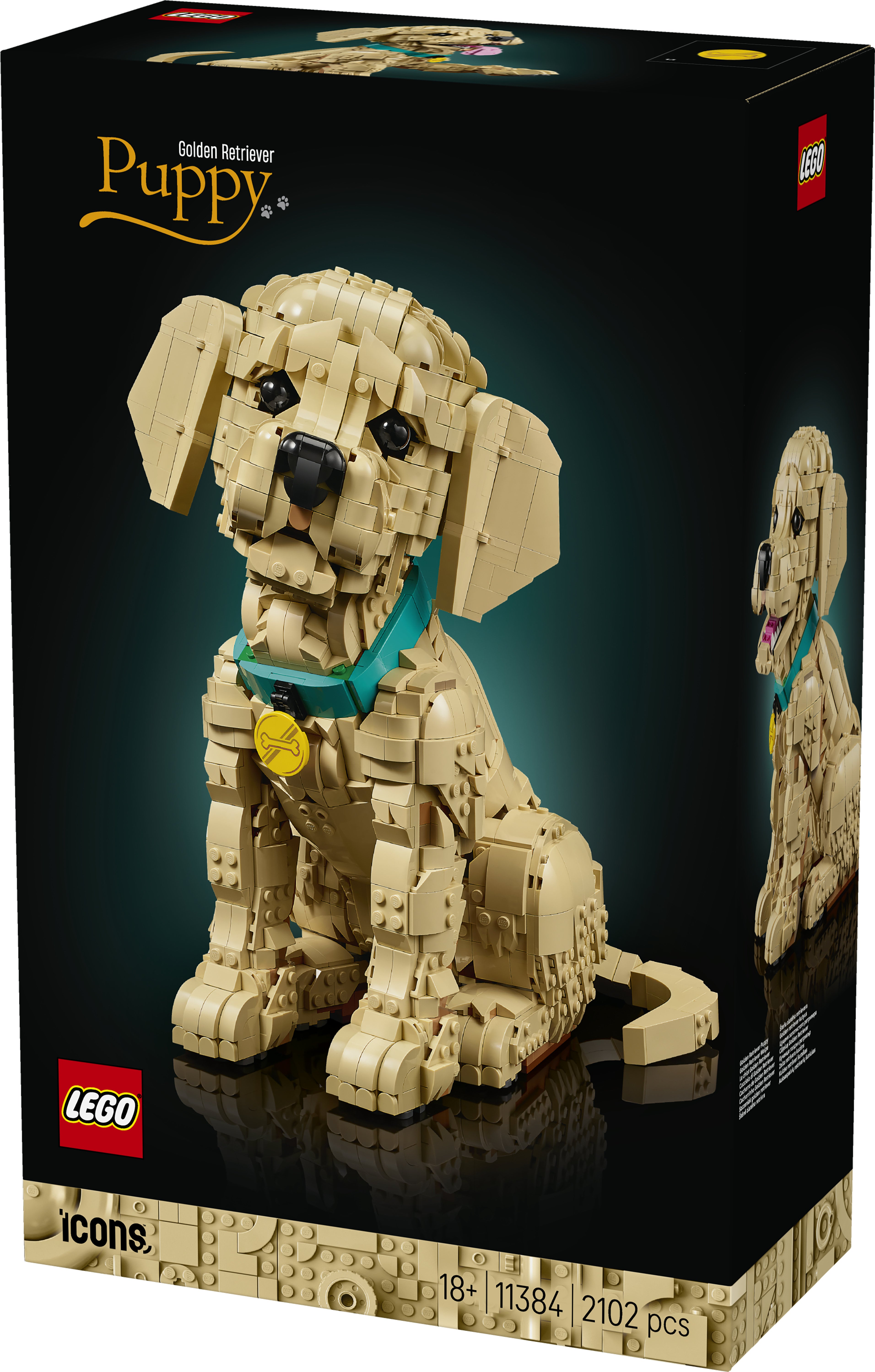LEGO Icons 11384 Golden Retriever Puppy