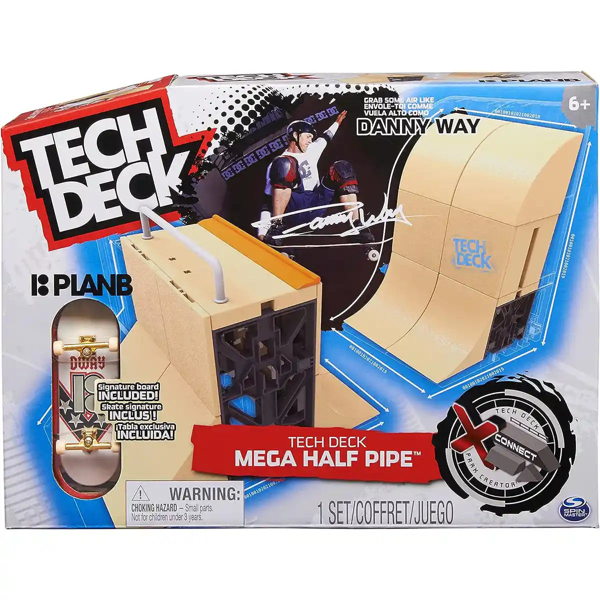 Tech Deck Danny Way Mega Half Pipe - Kiddy Zone