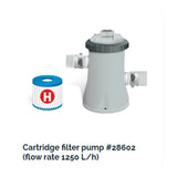 Intex Metal Frame Pool Set (W/220-240v Filter Pump), Ages 6+ 3.05mx76cm