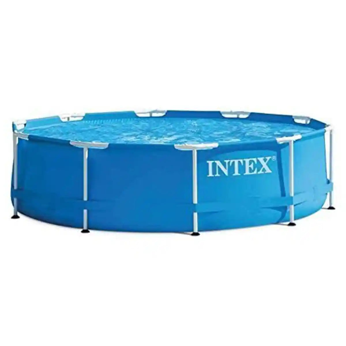 Intex Metal Frame Pool Set (W/220-240v Filter Pump), Ages 6+ 3.05mx76cm