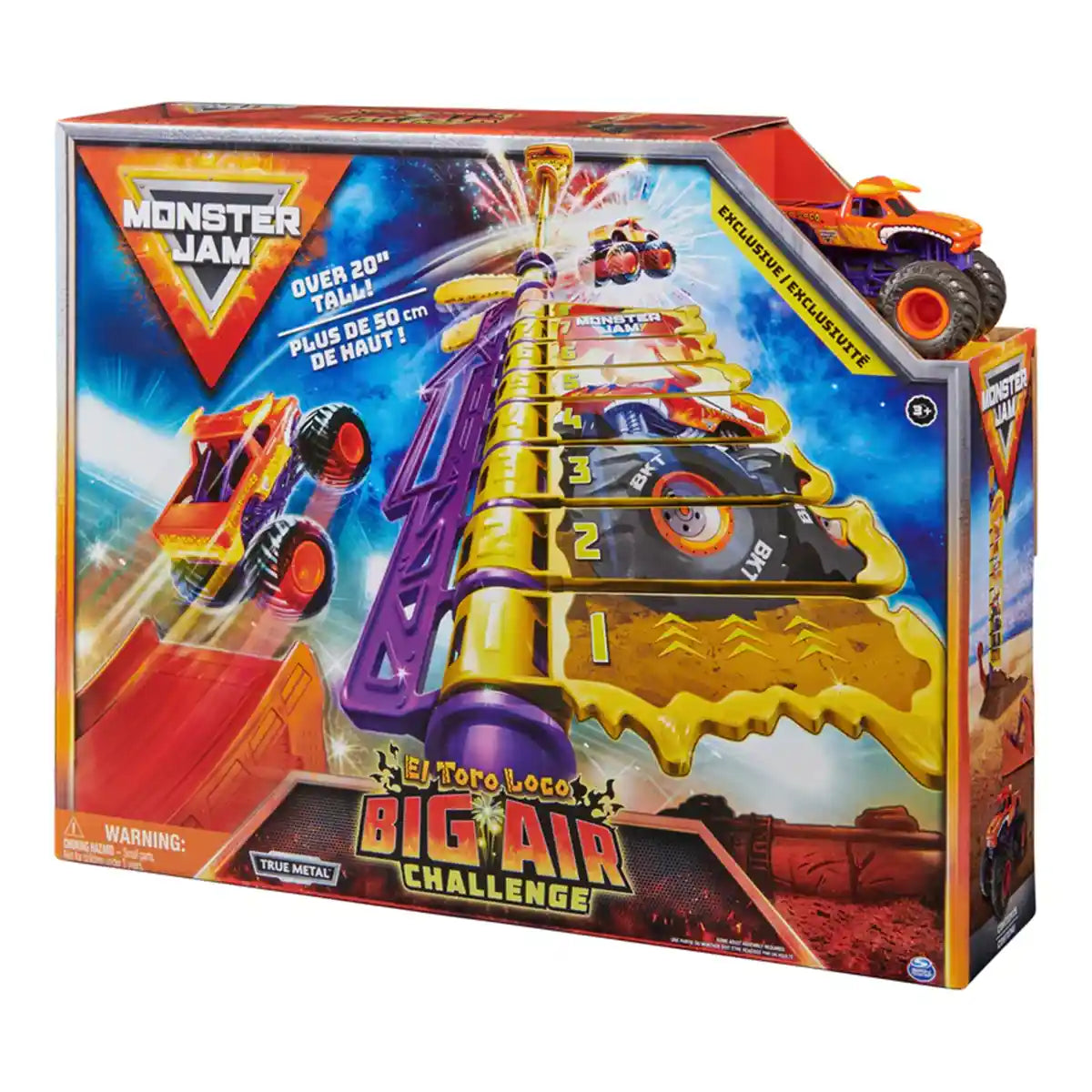 Monster Jam 1:64 Big Air Challenge Playset El Toro Loco